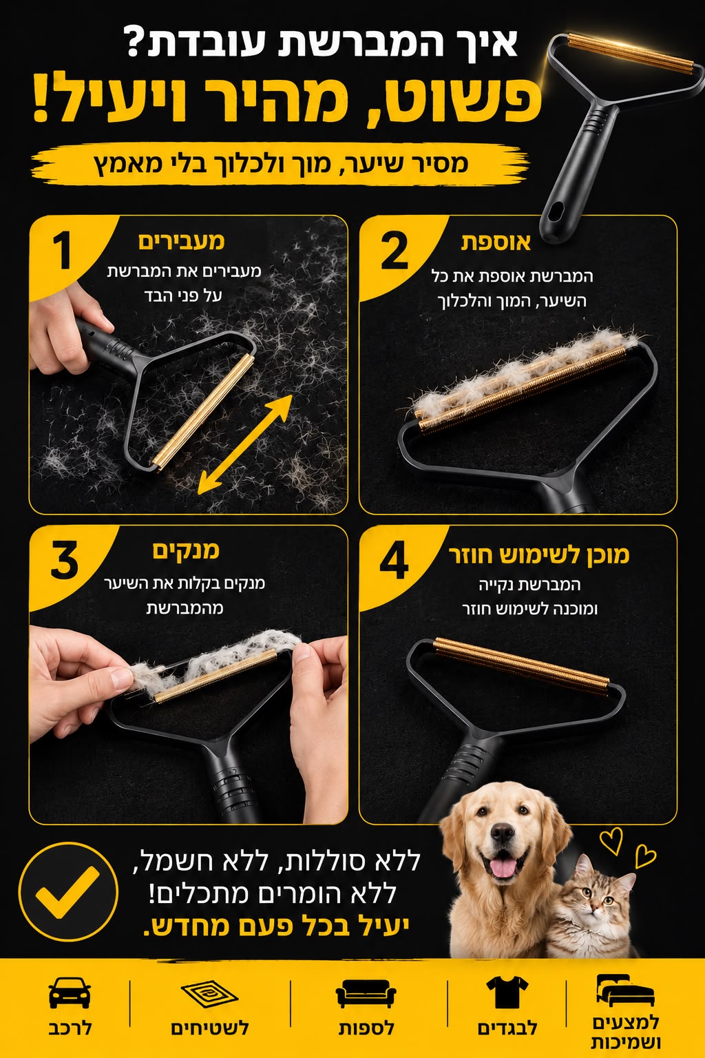 REUSABLE LINT BRUSH